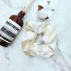 Celebridad de Internet Estilo Ins Banda para el Cabello de Intestino Grueso Cuerda para el Cabello para Mujeres Lindo Seda Francesa y Satén Gasa Diadema para Atar el Cuero Cabelludo y Anudada