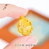 Puzuo Cor Forte que Preserva a Cor Dourado Areia Acessórios DIY Borboleta Cravejada de Diamantes Trevo de Quatro Folhas Buda Vajra Pilão Pingente Colar Corrente de Suéter para Mulheres