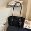 Nova Bolsa Versátil para o Dia a Dia de Outono Estampa de Leopardo Elegante Grande Capacidade Bolsa Tote Versátil Textura da Moda Bolsa de Mão Bolsa de Ombro