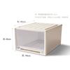 Caixa Organizadora Transparente Tipo Gaveta Gaveta de Armazenamento para Roupas de Guarda-Roupa Caixa Gaveta de Armazenamento de Brinquedos de Plástico Caixa Organizadora Diversos