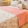 Cubrecama Universal para Todas las Estaciones, un Lado Algodón Puro y un Lado Felpa, Pieza Única Acolchado de Algodón Tatami Engrosado Sábana Antideslizante para Cama
