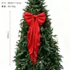 Lazo Navideño Decoración Colgante para Árbol de Navidad Lazo Ondulado Lazo para Decoración de Tienda Decoración Colgante de Lazo