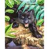 Pintura Diamante 5D Llena de Diamantes Animal León Bordado Diamante DIY Diamante Redondo Punto de Cruz Pintura Diamante Hecha a Mano Pintura Decoración Hogar