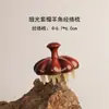 Peine de Masaje con Forma de Calabaza, Peine de Masaje Casero de Sándalo, Peine de Madera para Alisar el Cabello, Peine de Masaje de Cuerno de Cabra para Meridianos de la Cabeza y Puntos de Acupuntura