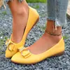 Bailarinas de Mujer con Lazo de Pedrería de Talla Grande, Nuevo Estilo Otoño 2026, Punta Puntiaguda, Suela Plana, Boca Baja, Zapatos Casuales para Mujer para Uso en Exteriores