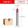 Cabezal de Fresado en Forma de V Leqiao para Carpintería, Fresadora de Ranurado Integrado y Recorte para Tablero de Aluminio-Plástico, Fresadora de Ranurar de Carburo de Tungsteno