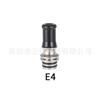 510 Largo Acero Inoxidable + Plástico Acrílico Pom Pei Pajita Conector Único Goteo