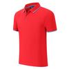 Verão algodão camisa polo negócios leves macacões personalizado manga curta camiseta lapela branco publicidade camisa fabricantes
