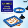 Alimentador de aquário alimentador de aquário anel de alimentação de tanque de peixes pequeno alimentação de comida de peixe