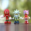 Nova Figura Sonic de Anime, Rato Super Sonic, Rato Voador, Rato Ouriço, Miniaturas Pequenas Tendência em Caixa Surpresa