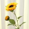 Lan Kwai Fong ins2 cabeza Luz de girasol lujo ligero decoración del hogar sala de estar flor artificial bonsái decoración fábrica de flores artificiales venta al por mayor