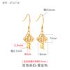 Pendientes de plata de ley 925, accesorios hechos a mano, con perla de jade, hebilla de seguridad, clip para la oreja, accesorios de bricolaje