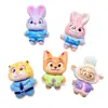 Dibujos Animados Anime Animal Zorro Pequeño Resina Accesorios Bricolaje Pegamento Crema Pasador Funda de Teléfono Colgante Accesorios Colgantes Materiales