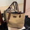 Bolsa Retro Translúcida para Mujer, Gran Capacidad, Nueva Versátil Bolso de Hombro Otoño e Invierno 2026, Bolso Tote Casual con Clase para el Viaje al Trabajo