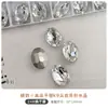 Acessórios de Arte de Unhas Brancos de Alta Qualidade com Strass de Verso Pontiagudo, Cristal K9 Coração Deslumbrante Ovo de Pomba Ângulo Reto Doce de Rocha Strass Transparentes