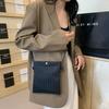 2024 Nova Vertical Mini Simples Ombro Crossbody Casual Bolsa para Celular Verão Portátil Bolsa para Chave de Celular