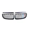 Adecuado para Serie 3 E90 E91 05-08 Parrilla Modificada de una Sola Línea Tricolor Parrilla de Barras Paralelas Temprana E90