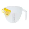 Filtro Líquido de Huevo Máquina de Filtrado para Cocinar Tazón con Filtro para Batir Huevos Cocina Horneado Tazón Mezclador para Leche de Soya Filtro No