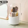 Tubo de Armazenamento para Pincéis de Maquiagem Porta-Lápis de Sobrancelha de Mesa Porta-Pincel de Sombra Porta-Canetas de Batom Cosmético Giratório Caixa de Armazenamento para Toucador
