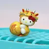 Venda quente material de adesivo de cola cremosa gatinho cabaça de açúcar bebê dragão mini pingente pingente de decoração de celular