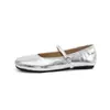 Zapatos Planos para Mujer Weiwei Lady 8706-3 Estilo Francés, Zapatos de Ballet de Suela Blanda con Separación de Dedos, Zapatos Mary Jane para Combinar con Faldas