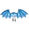 Conjunto de dos piezas de alas de dinosaurio para Halloween para niños, ropa de cosplay, fiesta, atractivo disfraz de dinosaurio