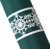 Criativo Férias Floco de Neve guardanapo fivela oco anel de guardanapo de Natal comida ocidental toalha de mesa fivela anel de guardanapo atacado