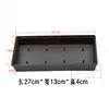 Bandeja rectangular para arreglos florales, base redonda para arreglos florales, base de plástico para arreglos florales, charola para macetas, se usa para decorar mesas de conferencias, atriles y floristerías