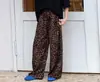 Conjunto de Verano de Moda para Niñas 2026 Nuevo Estilo Elegante Top de Manga Corta y Pantalones Largos con Estampado de Leopardo Conjunto de Dos Piezas