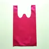Bolsa Chaleco No Tejido Ecológica Lista para Usar Supermercado Compras Comida para Llevar Promoción Bolso de Mano Venta al por Mayor Moda Bolsa de Compras Hecha