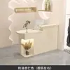 Caixa leve balcão de roupas femininas loja de roupas de mesa de bar pequeno loja de roupas simples moderno salão de beleza recepção recepção