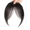Peluca para Mujer con Flequillo de Raya Media, Flequillo Realista para Peluca, Reemplazo de Cabello para Frente y Patillas, Cobertura para Cabello Gris, Flequillo de Aspecto Natural
