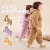 Ropa de hogar para niños Dudu, pijamas de invierno gruesos para bebés, pijamas de invierno, ropa de dos piezas para niños, ropa de moda para niños