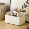 Caixa de Armazenamento para Canetas Marcadoras Portátil Grande Capacidade Mesa Infantil Pincéis de Pintura a Aquarela Lápis Papelaria Porta-Canetas Multifuncional Pequeno
