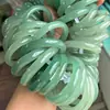 Pulsera de Jade Aventurina, Pulsera de Jade Verde Transparente y Humectante, Pulsera de Jade de Color Agua Clara de Material Viejo, Mayoreo, Alternativa a Hetian en Xiaohongshu