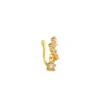 Venta Caliente Europea y Americana Dulce y Elegante Cobre Circonita Corazón Forma de Corazón Forma de U Pinza para Nariz Perforación Corporal Stud para Nariz sin Perforación Joyería para Mujeres Venta al por Mayor