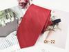 Corbata Roja con Cremallera para Hombre Fácil de Tirar Gratis Novio Padrino Corbata Casual de Negocios Hilo Rayado Teñido 8cm