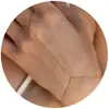 Design Transfronteiriço, Pulseira Integrada de Corrente Lisa Fashionável para Dedo, Simples e Única, Estilo de Nicho, Corrente Elegante para o Dorso da Mão