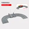 Grúa de Barrera de Tráfico de Alta Calidad Compatible con Puente de Grúa, Pilares de Puente, Vía de Madera de Ikea, Tren Magnético, Bloques de Construcción Juguete para Niños