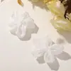 Versión Coreana Versátil Cosido a Mano Malla Perlada Flor de Cinco Pétalos Broche Pinza para el Cabello DIY Accesorio para el Cabello Broche Ropa de Mujer Zapatos Bolsos Accesorios Florales