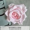 Simulação 10cm diamante rosa cabeça de flor bolo de flor decoração de casamento layout de carro de casamento enfeites de flores falsas DIY atacado