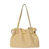 Bolso de mano para mujer de gran capacidad con pliegues transfronterizo, bolso tote versátil artístico de moda otoño 2026, bolso de hombro y bandolera de moda