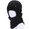 Gorro de Invierno Nuevo para Hombres y Mujeres de Mediana Edad Gorro de Lana Tejido Gorro Cálido para Personas Mayores con Forro de Felpa Gorro Engrosado para Montar Gorro para Hombres