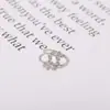 Anillo de Plata S925 Estilo Coreano Diseño Fresco y Versátil con Diamantes, Anillo Abierto en Forma de Hoja para Mujer, Anillo Artístico de Rama de Olivo