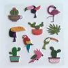 Bendición de Cumpleaños de Abeja Pegatinas de Burbujas Educación Temprana Pegatinas para Niños Flor Mariposa 3D Pegatinas de Recompensa Accesorios de Cumpleaños