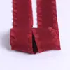 Cinturón de Falda de Doble Lijado Coreano DIY Lazo para el Cabello Lanyard para Teléfono Móvil Material Cinta de Terciopelo de Ciervo Fruncida
