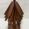 Uma Árvore Noz Preta Tapete Isolante Atacado Fabricante Venda Direta Jogo Americano Porta-Copo Madeira Anti-Queimadura Resistente ao Calor Tapete Decoração de Mesa