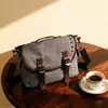 Bolsa Transversal Americana para Estudantes Universitários Homens, Moderna e Descolada para Aula, Bolsa de Ombro Casual de Grande Capacidade, Bolsa Mensageira Simples para Deslocamento para Mulheres, Frete Grátis