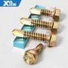 Tornillos Autorroscantes Autorroscantes para Metal con Cabeza Hexagonal Externa y Arandela Integrada Cola de Taladro Cola de Milano Alambre Chapa Metálica Placa de Acero Teja de Acero Color Tornillos Remaches Venta al por Mayor
