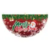 Bandeira de meia-lua de Natal da Amazon, nova, transfronteiriça, bandeira em leque para festas, bandeira decorativa para reuniões, decoração de cena e criação de uma atmosfera festiva